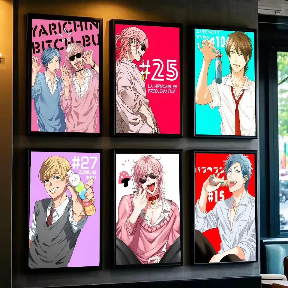 Горячий бл 18+ аниме Y-iziochin Bit ClubS постер для гостиной, спальни, бара, настенные художественные принты, бумажные наклейки, украшения, подарки Горячий бл 18+ аниме Y-iziochin Bit ClubS постер для гостиной, спальни, бара, настенные художественные принты, бумажные наклейки, украшения, подарки