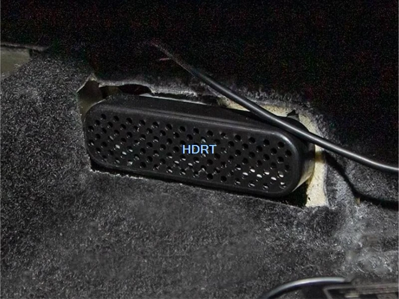 Car Styling Seat Under Outlet Cover For Ford Ranger T9 2023 + Rear Foot Air Conditioning Duct Vent Sticker Interior Accessories