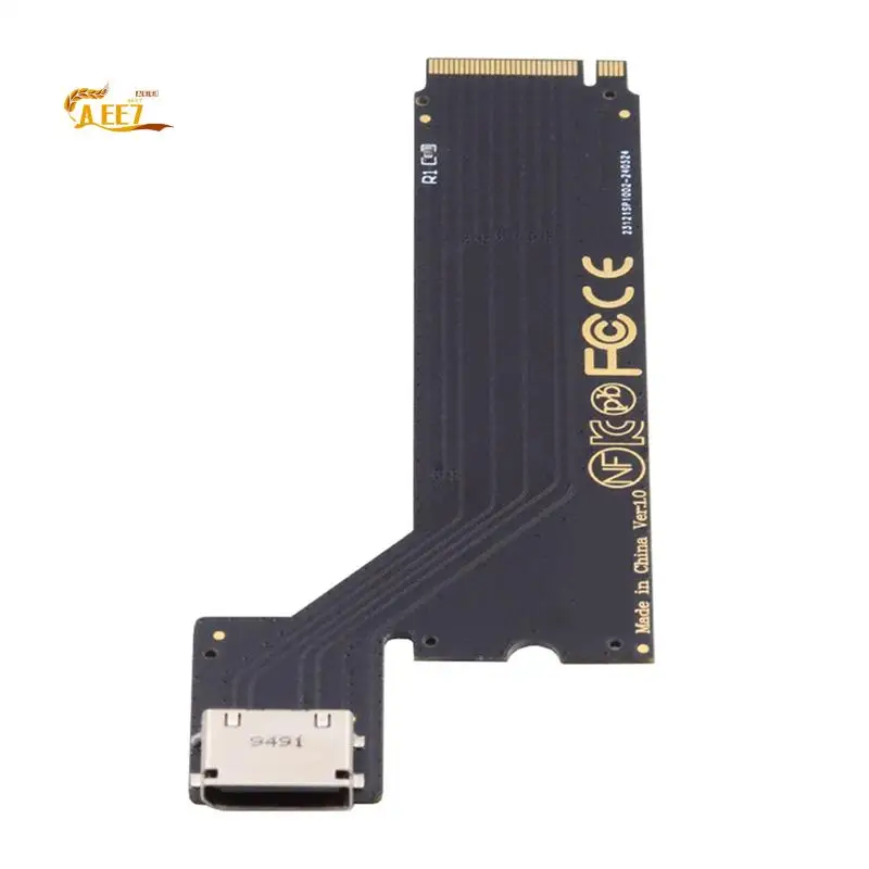 

AEE7-PCI-E4.0 M.2 M-Key к хост-адаптеру Oculink SFF-8611 SFF-8612 для внешней видеокарты Thinkbook 14+ AMD8845 2024 и SSD-накопителя