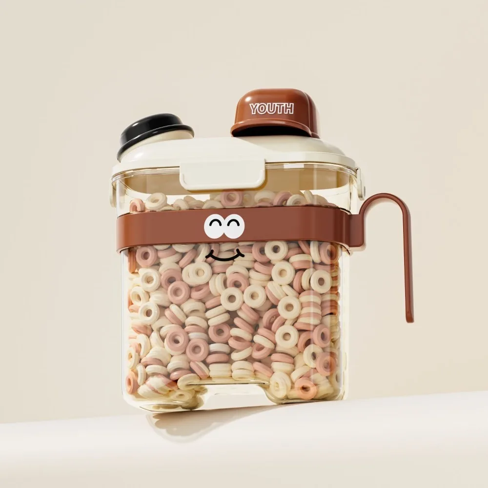 

Multifunctional Moisture-Proof Rice Bucket Fall-resistant Large Capacity Grain Tank Cartoon Sealed Grain Storage Can Spices