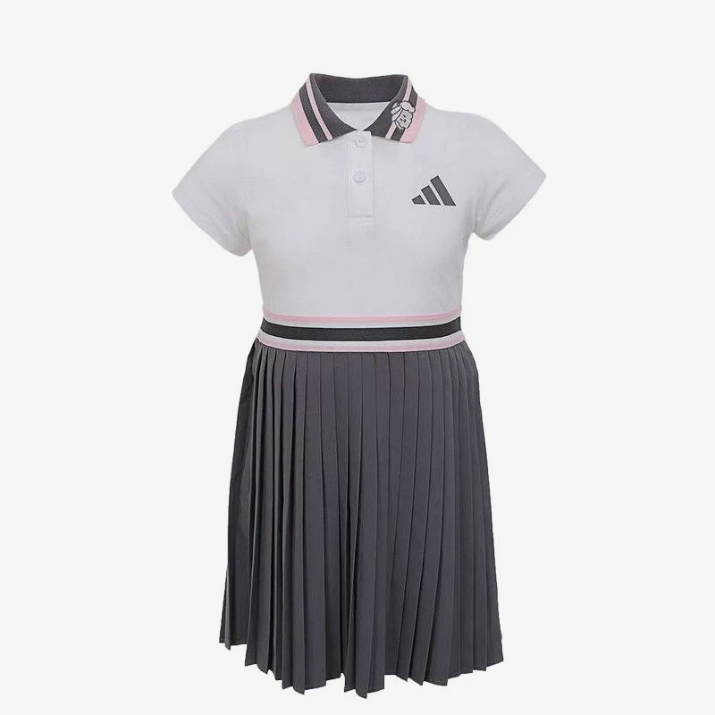 Adidas genuine lapel short sleeved pullover dress short sleeved dress KH0247