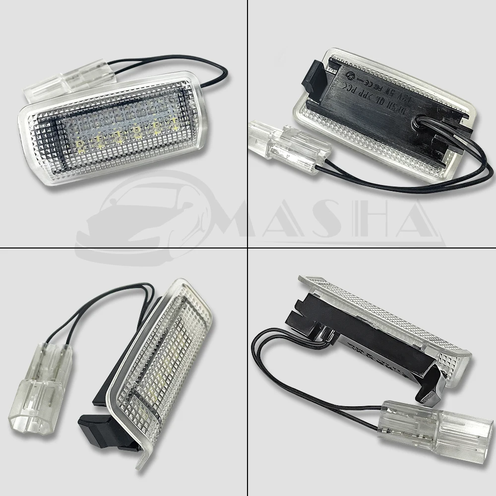 2Pcs LED Car Door Light  Auto Signal Lamp For Toyota Camry XV40 XV50 55 XV70 Land Cruiser 200 Corolla Highlander XU20 XU40 XU50