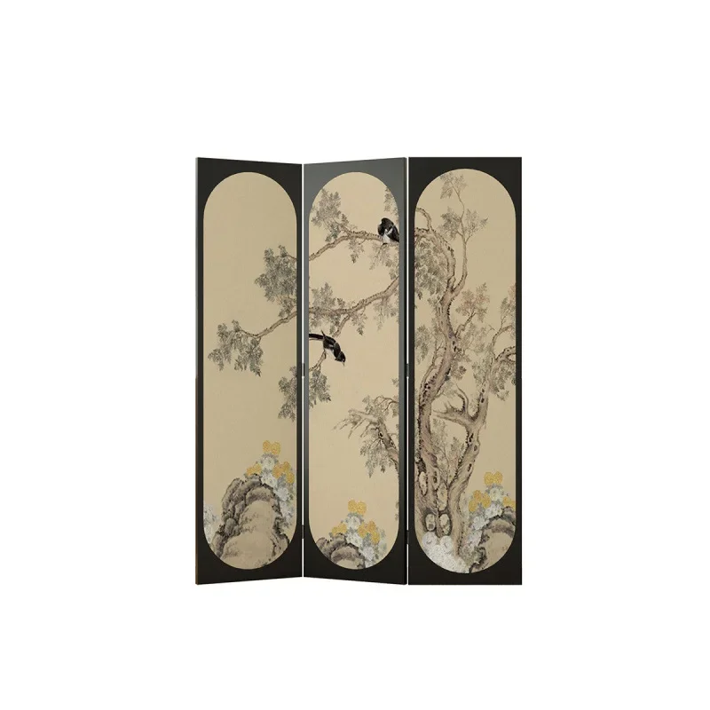

French medieval flower and bird screen, partition, living room, entrance bedroom shelter