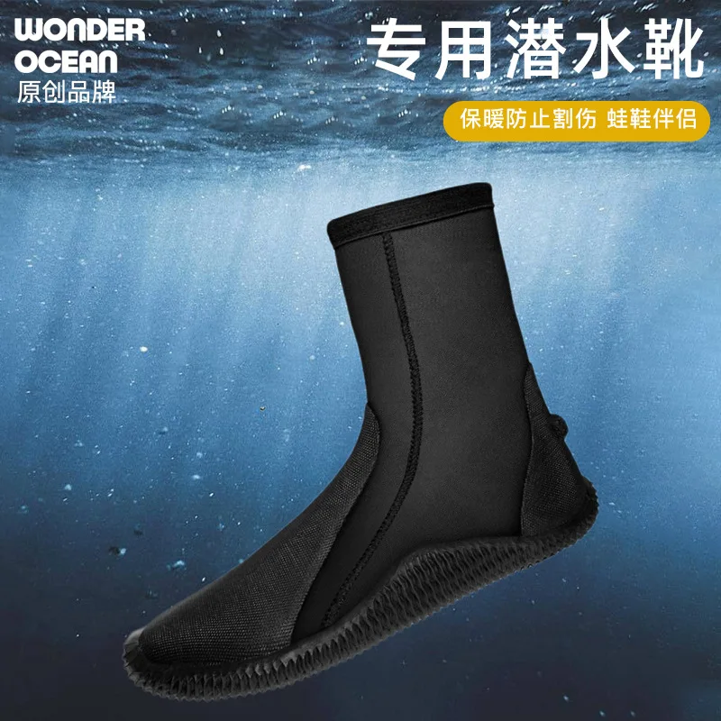 

5MM Neoprene Diving Shoes for Men Women Keep Warm Vulcanization Scuba Spearfishing Boots Snorkeling Surfing