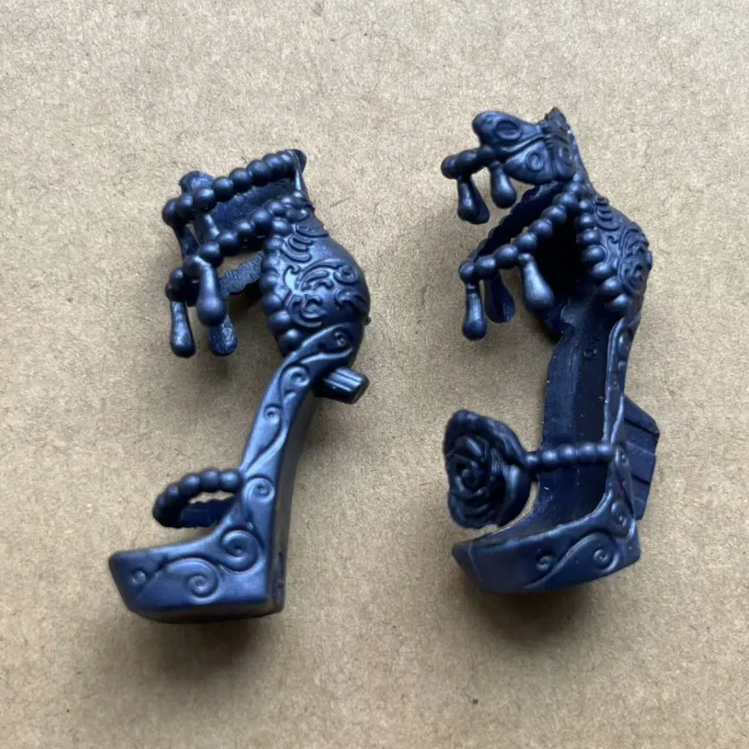 1/6 Monster-Puppen-Schuhe, Stiefel, Sandalen, DIY-Anziehzubehör, einzigartige Persönlichkeitsspielzeugteile für weibliche Puppen, Dekorationen – Detail 4
