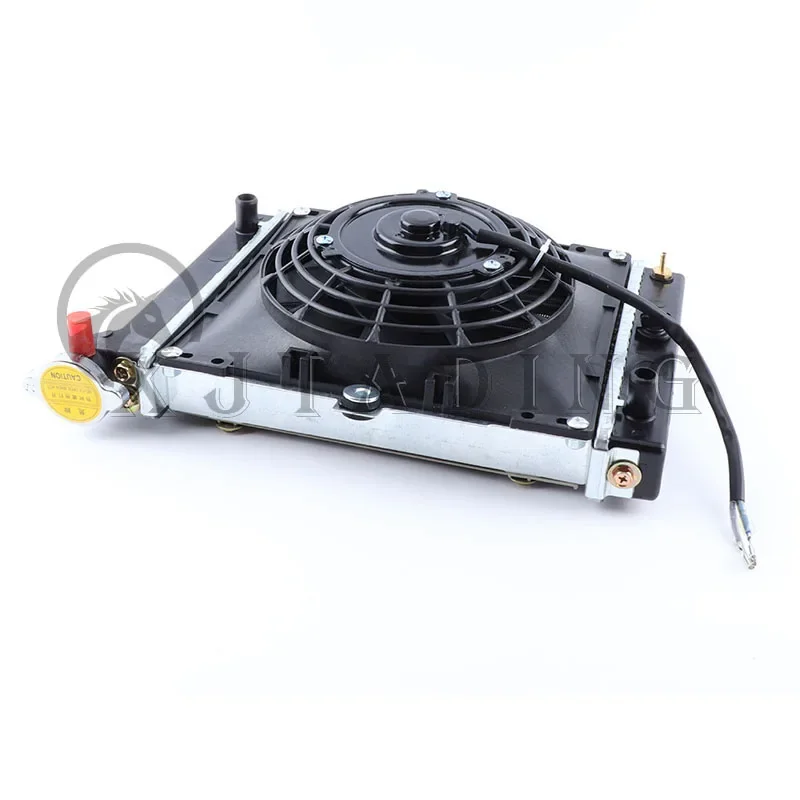 Radiator water tank Cooler Water Cool Fan Kit For Zongshen 150cc 200cc 250cc Engine ATV Buggy Quad Bike Accessories