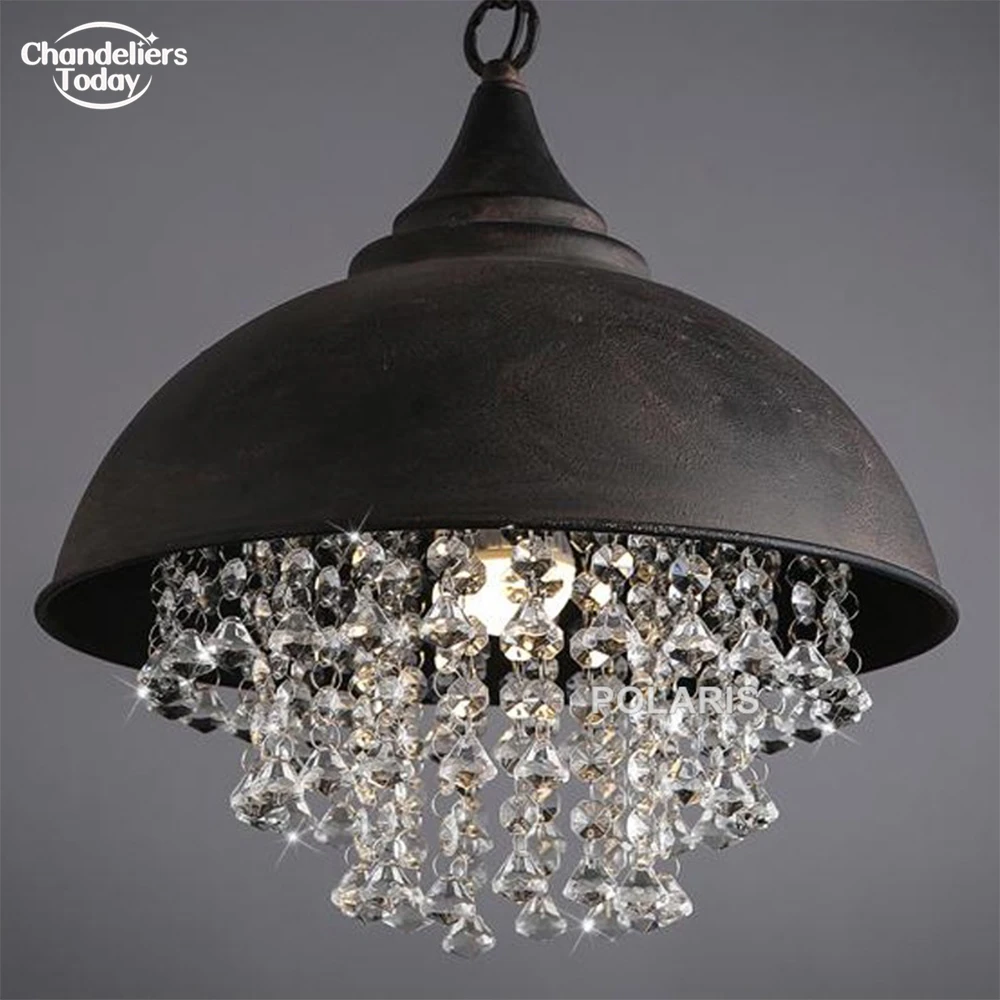 Vintage Lamp Loft Chandelier Lighting Modern Crystal Pendant Hanging Lights for Home Hotel Restaurant Decoration