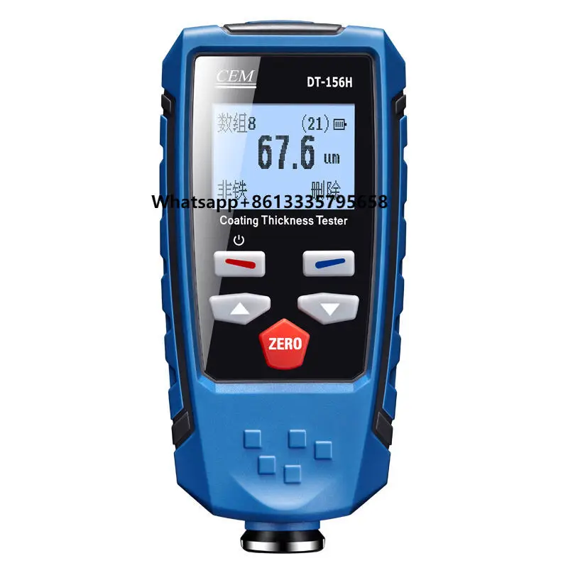 

CEM DT-156H Micrometer Digital Coating Thickness Tester 1350um Portable Auto Car Paint Thickness Gauge