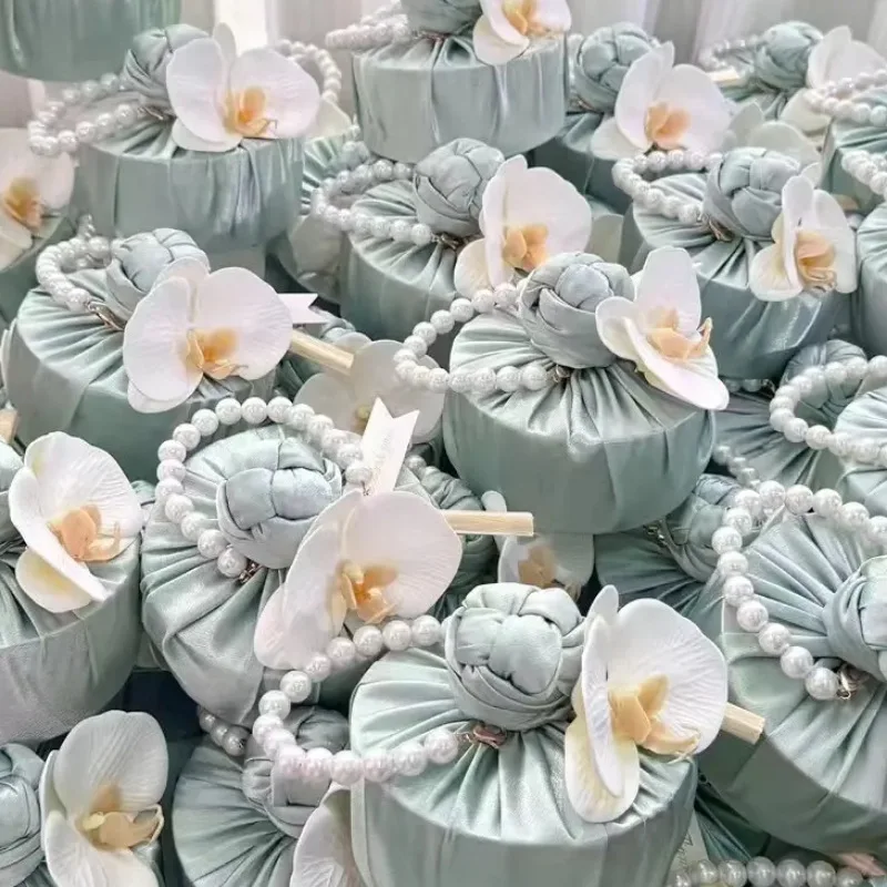 20 Stück Künstliche Silikon-Baumwoll-Schmetterlings-Orchideenköpfe DIY Kopfschmuck Zubehör Geschenkbox Deko Blumen Hochzeit Party Heimdekoration – Detail 6