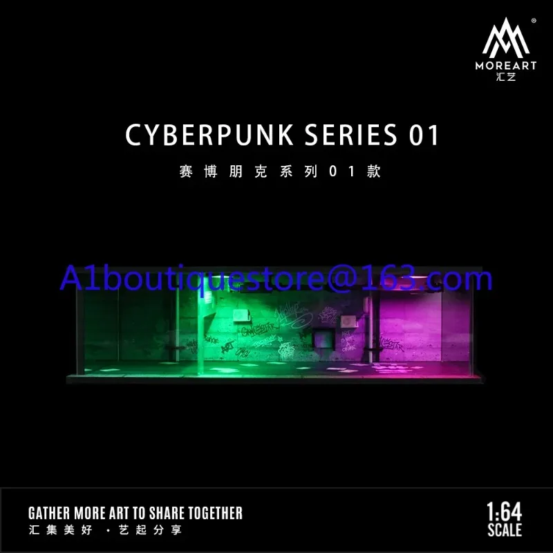 Pre-order *TimeMicro+MoreArt 1:64 versi ringan bertema Cyberpunk dari adegan perakitan - dikirim pada bulan Juli