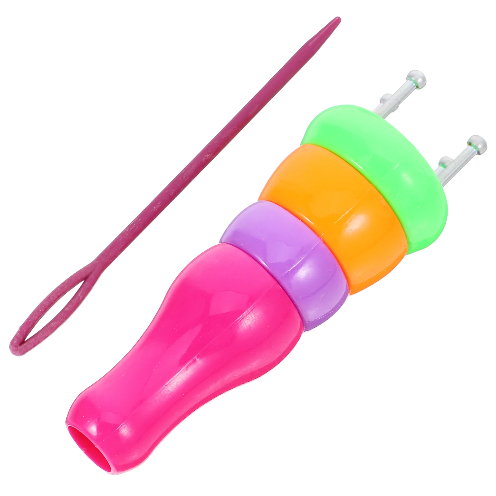 

2Pcs Durable Abs Knitting Tool Diy Rope Knitter For Wool Yarn Cotton Weaving Machine Sewing Accessories