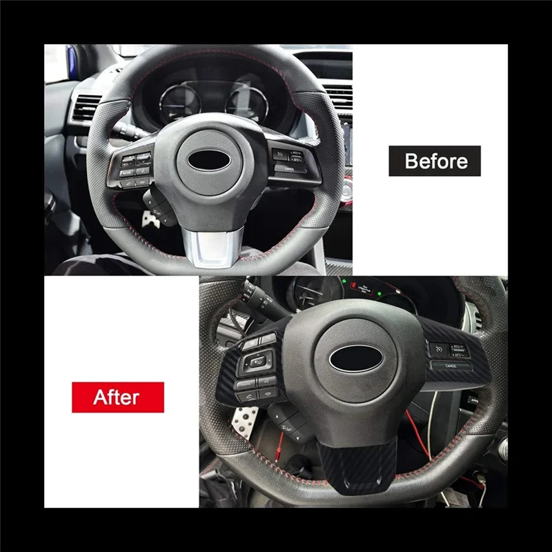 Finiture del volante Paillettes del volante Parti del telaio di rivestimento per Subaru WRX Tsi 2014-2021