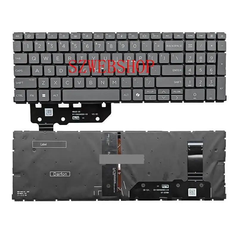 

New Laptop US Keyboard For HP ProBook 460 G11 465 G11 EliteBook 660 665 G11 Backlit AI Key