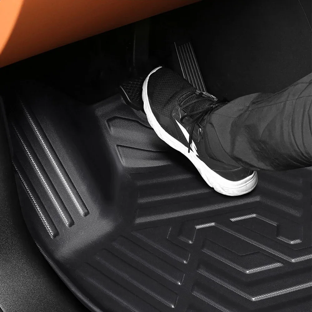 For 2024 2025 Leapmotor C 10 Car Surround Foot Mat TPE Waterproof And Dirt Resnt Special Mat Interior Modification Product