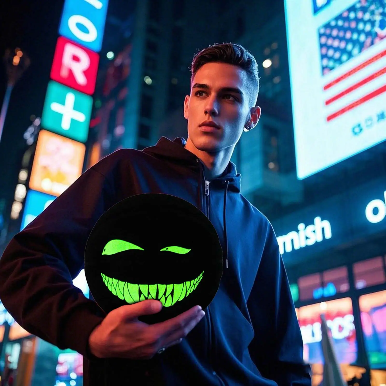 Kuangmi 暗闇で光るバスケットボール、屋内/屋外暗闇で光るバスケットボール、サイズ 7、バスケットボール ギフト、KMbb556