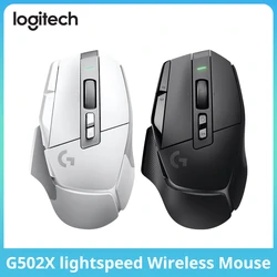 Logitech G G502 X bezprzewodowy gra z myszką do gier programowalny Tablet Laptop komputer biurowy mysz mysz komputerowa ergonomiczne myszy USB