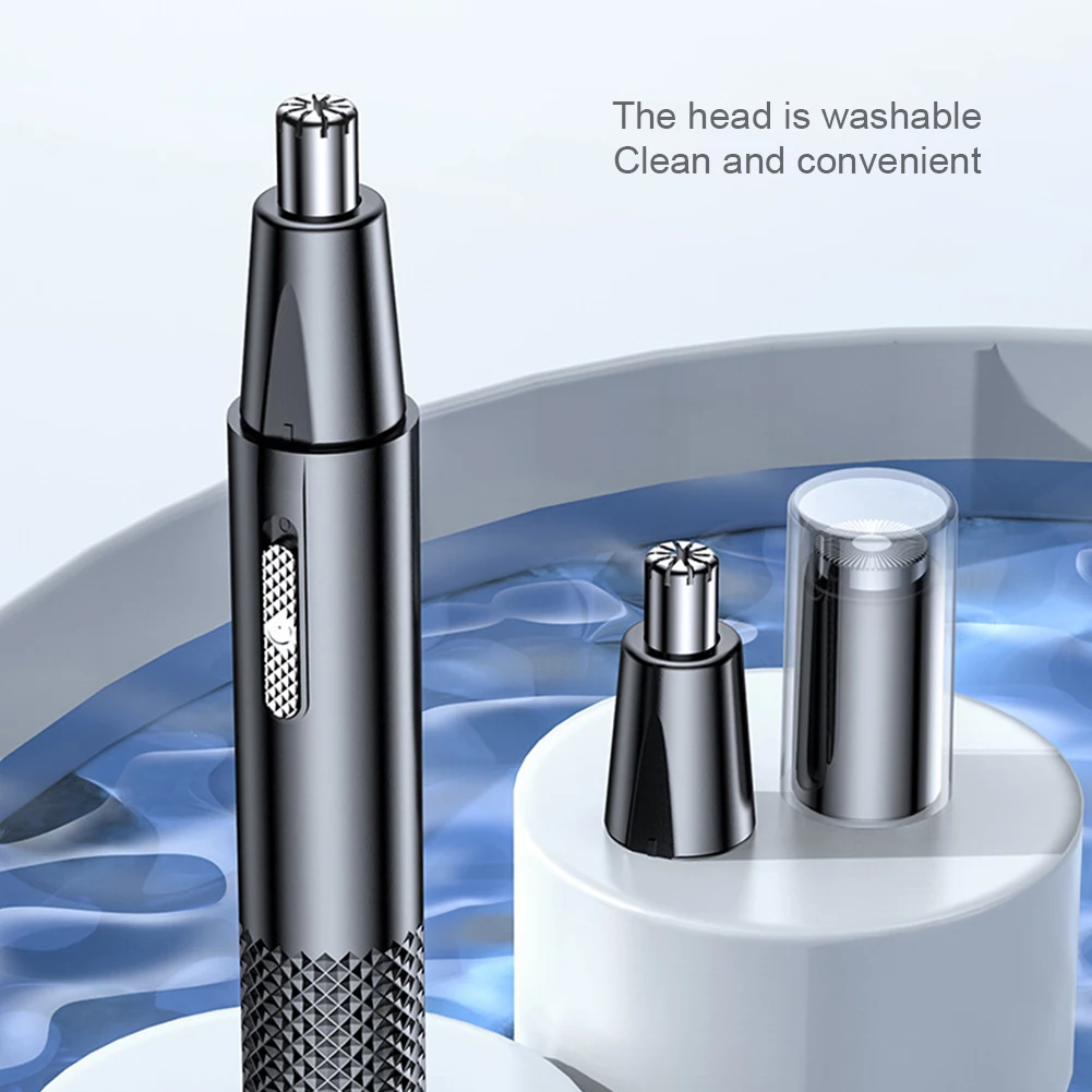 Электрический триммер для бритья носа ушей Безопасная бритва для ухода за лицом перезаряжаемый триммер для волос в носу для мужчин бритва для удаления волос Бритва для бороды