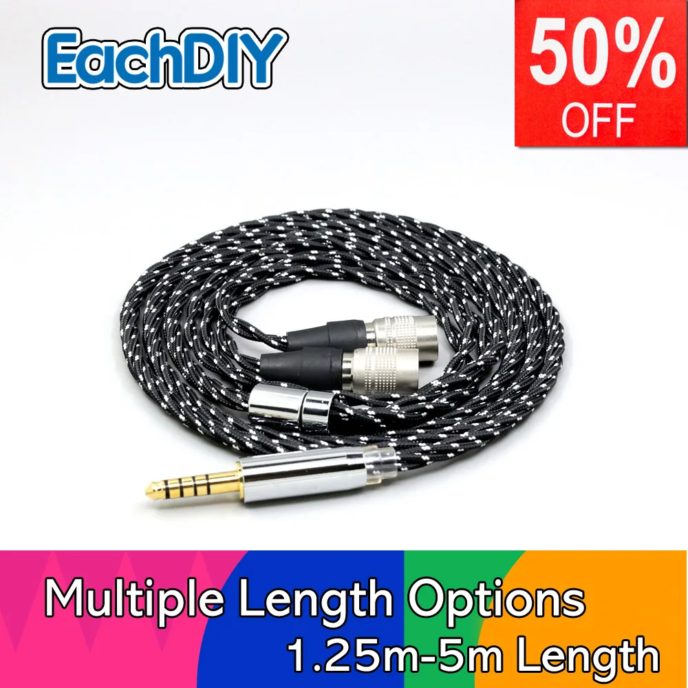 

OCC Mixed OFC Twisting Nylon Earphone Cable For Mr Speakers Alpha Dog Ether C Flow Mad Dog AEON Headphone LN008713