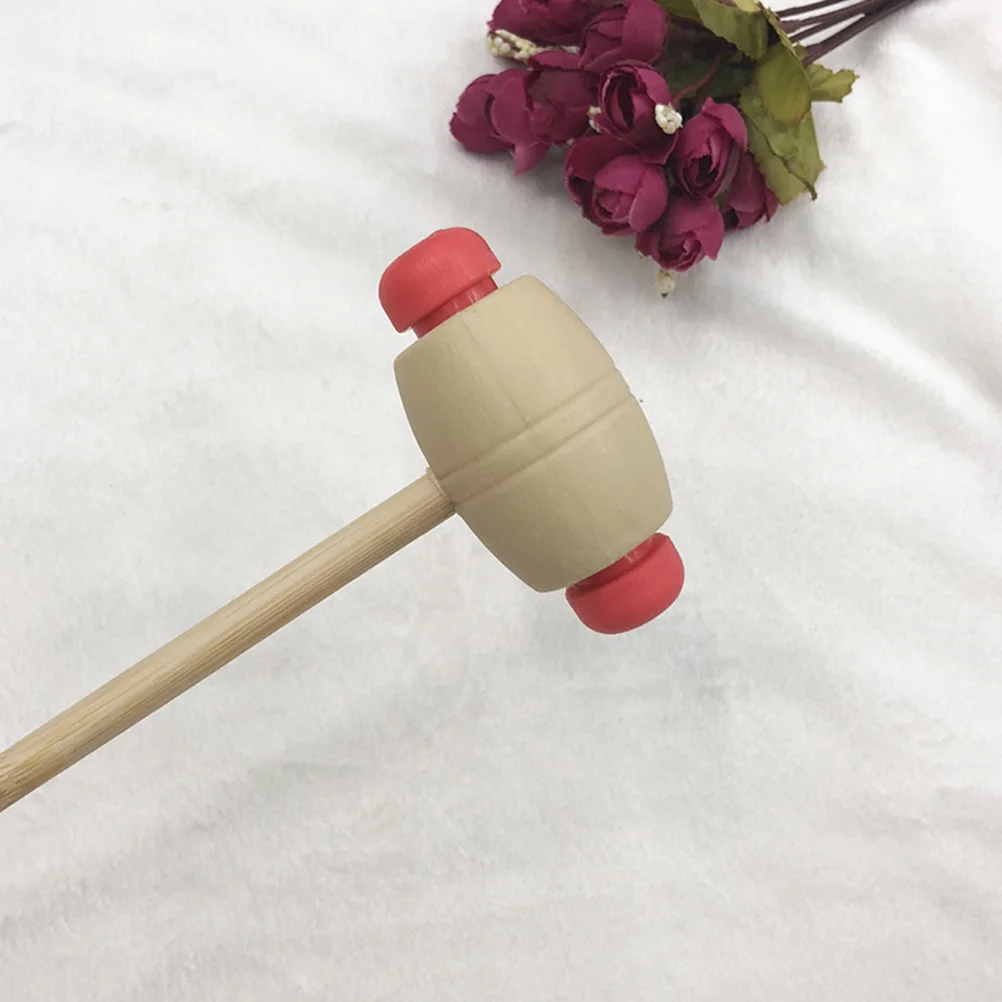 2 قطعة مطرقة تدليك خشبية محمولة باليد مدلك الظهر المحمولة دليل أداة تخفيف العضلات للكتف الرقبة القدم آلام الساق العصي