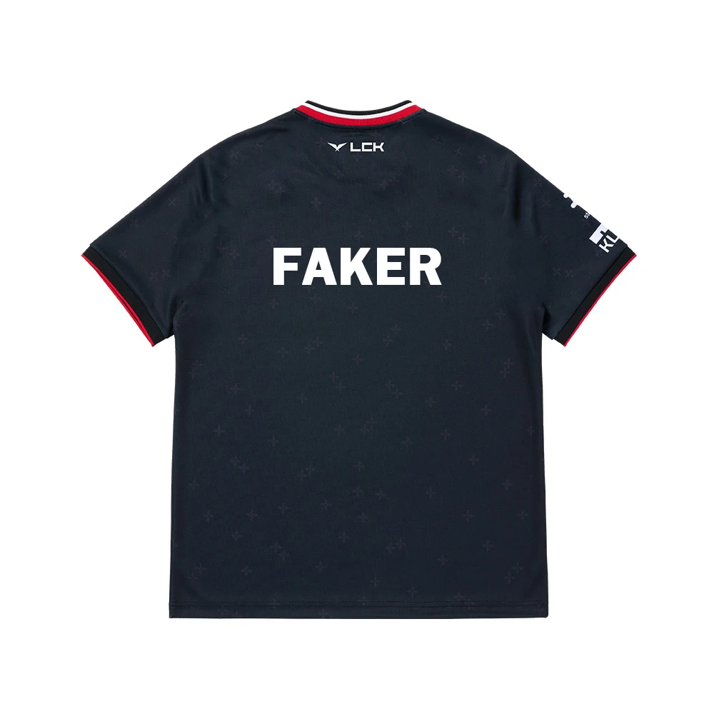 2025 New T1 Faker League Of Legends Esports Uniform Jersey Breathable Sports Club Training Suit Fans Gift Street Wear Tshirts