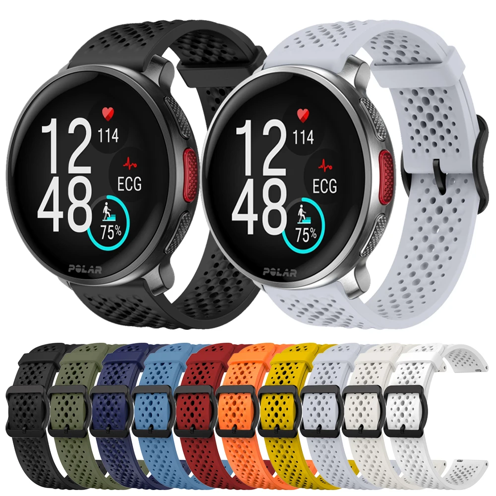 Titan Watches Smartwatch - 실리콘 스마트워치 스트랩, 폴라 밴티지 V3