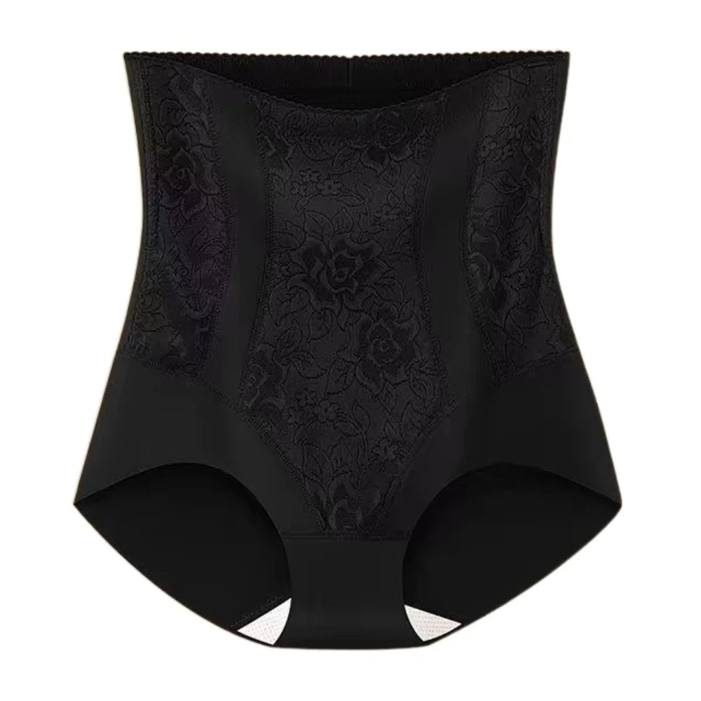 

High Waist Postpartum Body Shaper Shapewear Cotton Crotch Women Floral Briefs Belly Contracting Tummy Control Underwear