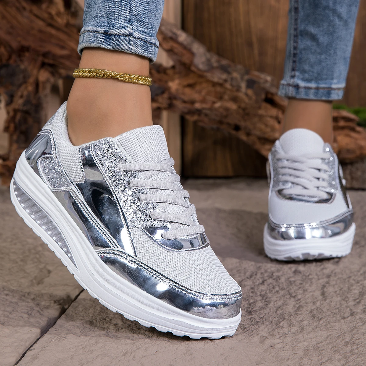 Sepatu Kets untuk Wanita Sepatu Ortopedi Sepatu Jalan untuk Wanita, Sepatu Tenis Kasual Ringan Sepatu Lari Udara Tenis