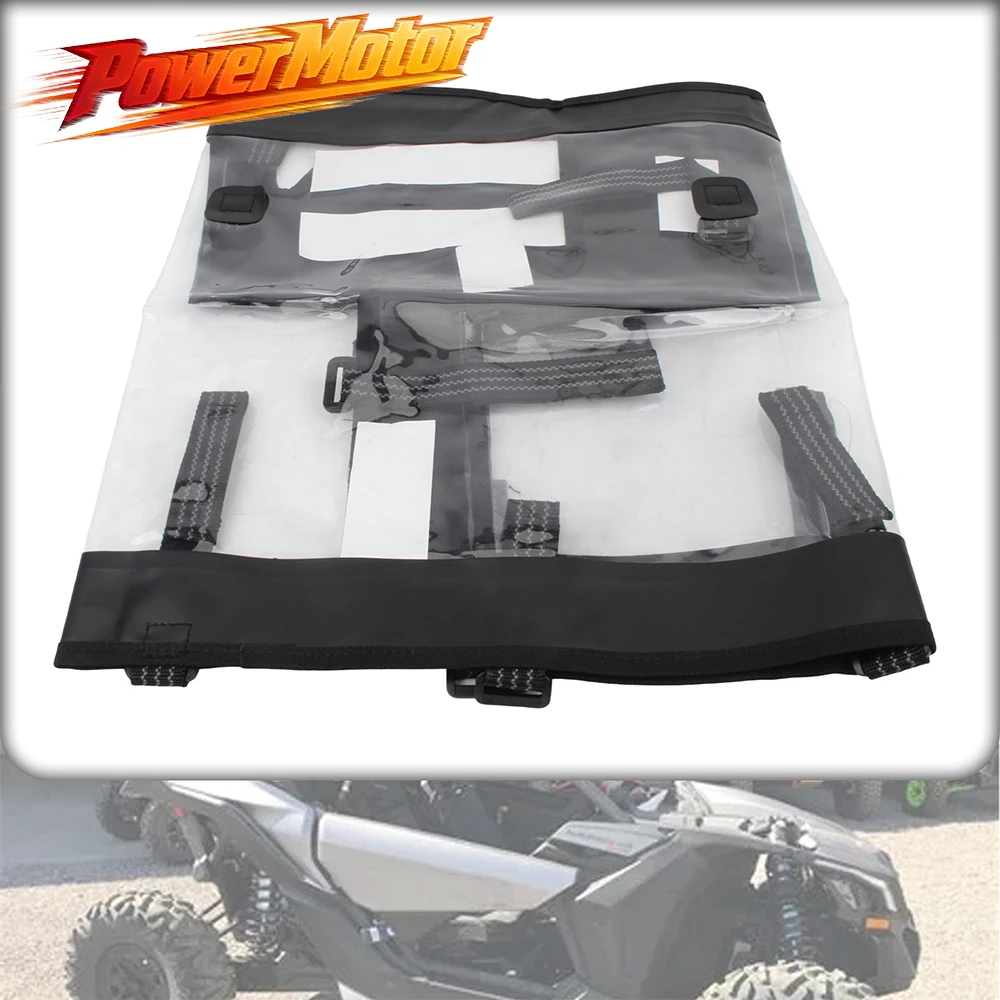 UTV PVC Back Window Rear Soft Windshield for CanAm Maverick X3Max 2017 2024 X3 900  2018 2024 Turbo XDS Turbo R Accessories