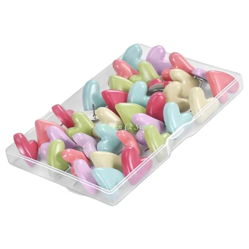 X90F مسامير دفع القلب الزخرفية جدار تصاعد المشابك البلاستيكية تحجب مركز الصلب صورة حوافر معلقة للصور #3