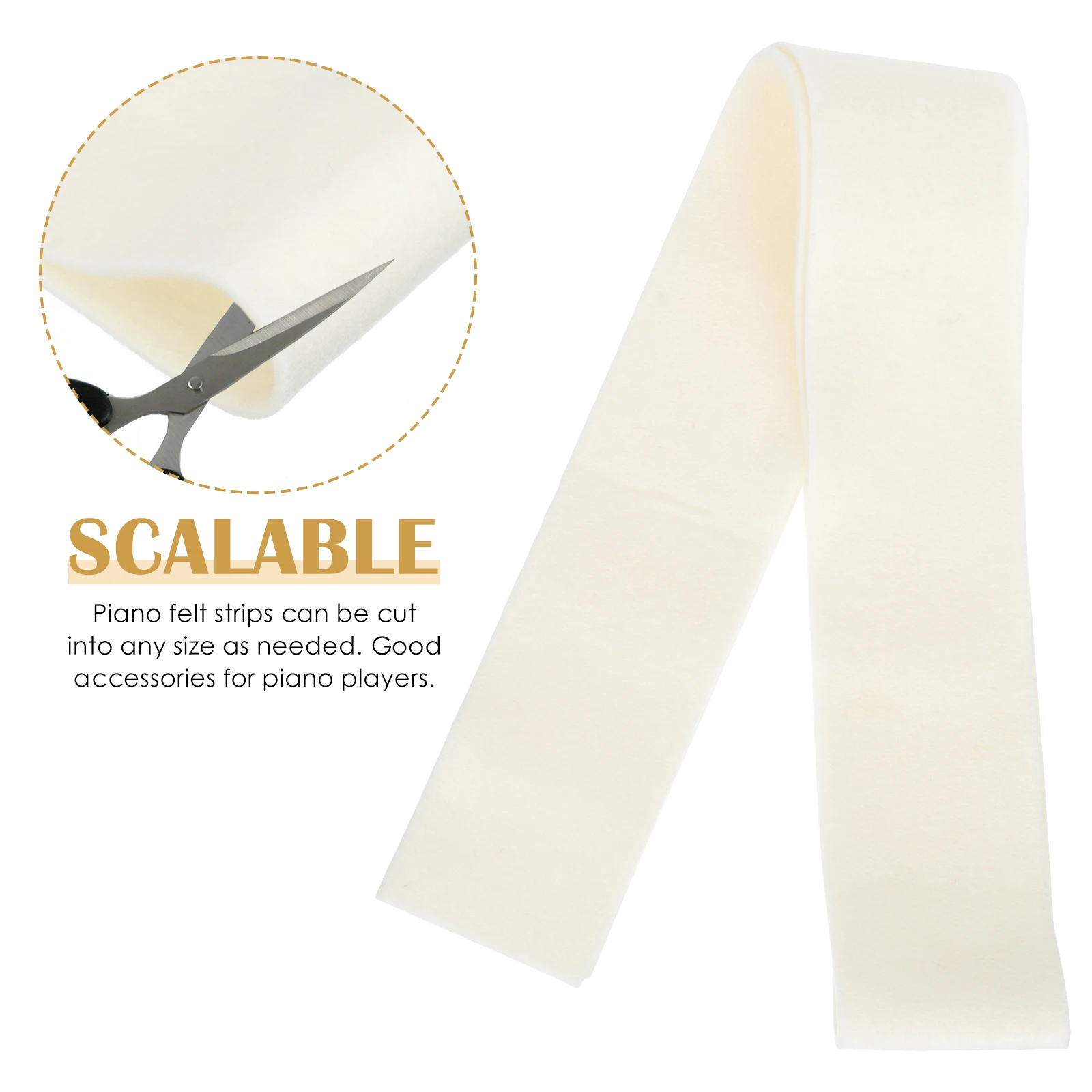 

Strips Mute For Accessory Practical Tuning Felt Tool Kit Practical Piano Felt Strip Piano Tuning Strip Durable Material