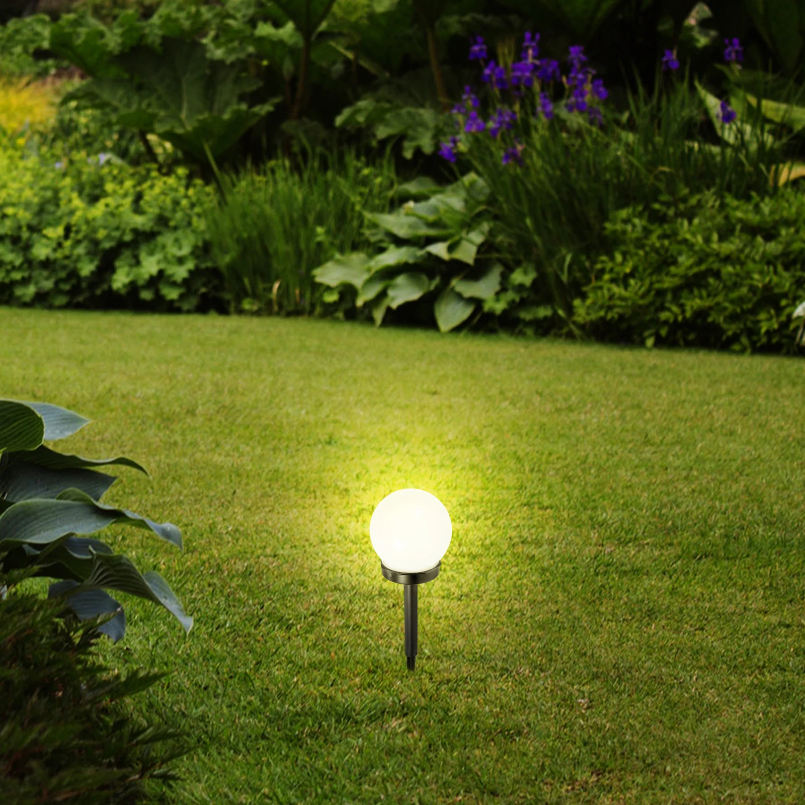 

Solar Lawn Landscape Lighting Outdoor Path Walkway Ground Plug Light Garden Solar Light for Outside Decor Energy Saving Low