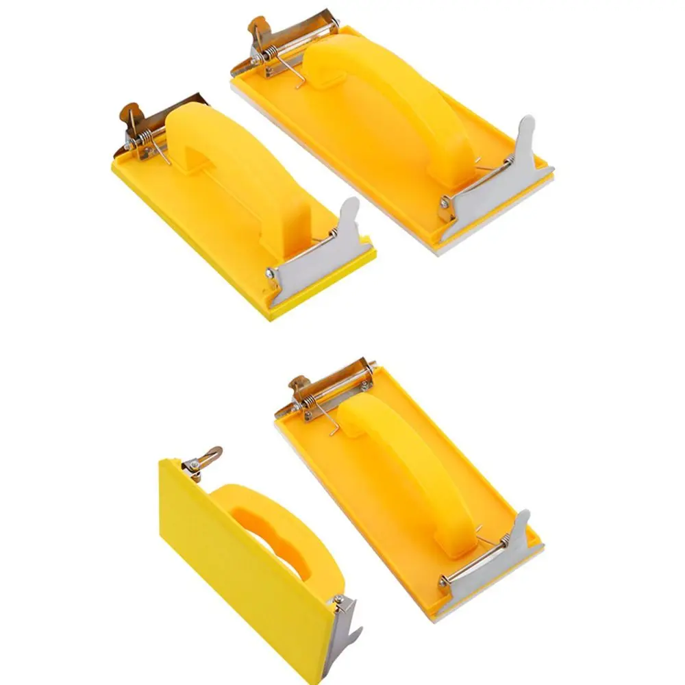 With Handle Grinding Wall Board Manual Polishing Sanding Block Sandpaper Holder Abrasive Paper Frame Sanding Disc Holder
