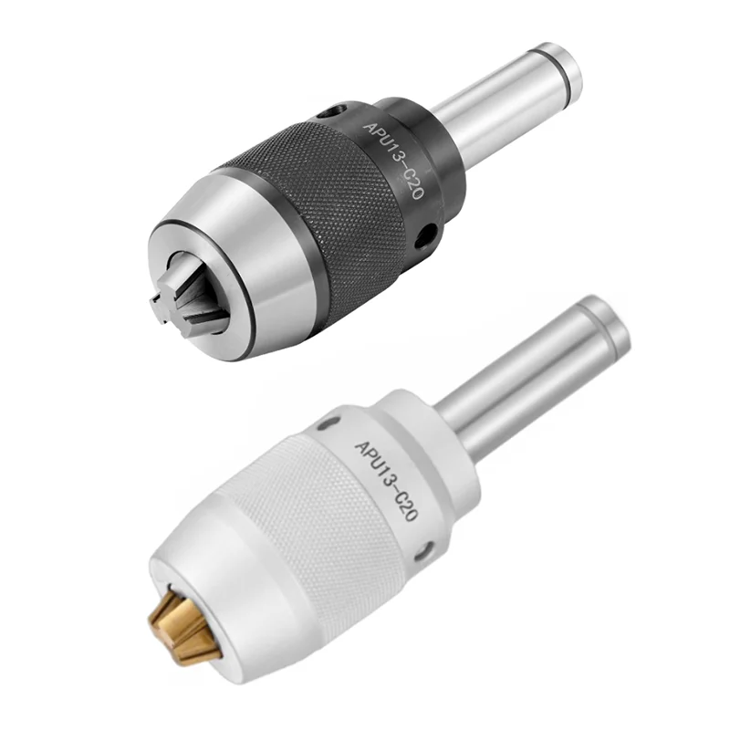 التلقائي مستقيم عرقوب C20 C25 C32 APU16 APU13 أداة حامل أبو الحفر تشاك CNC المتكاملة الذاتي تشديد مخرطة أداة حامل C