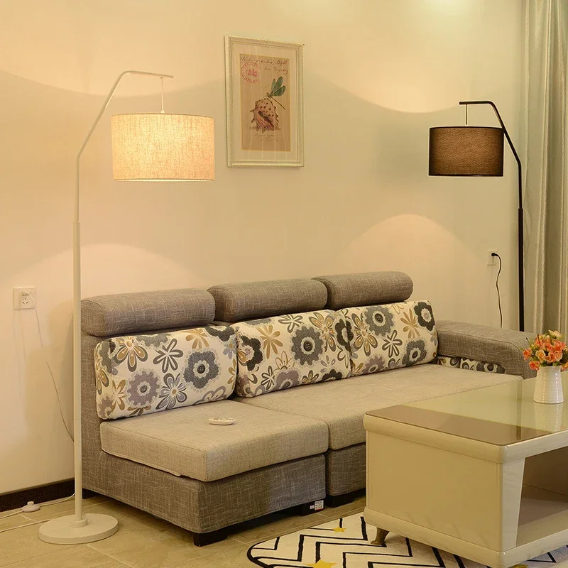 PLLY Nordic Fishing Floor Lamp ModernFamily Living Room Bedroom Creative LED Decorative Standing Light