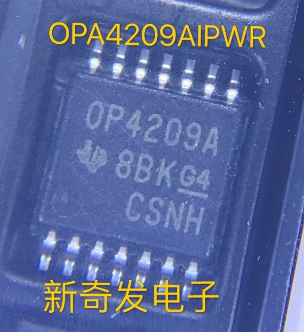 Free shipping  TI OPA4209AIPWR  2.2nV/rtHz 18MHz 36V RRO     10PCS