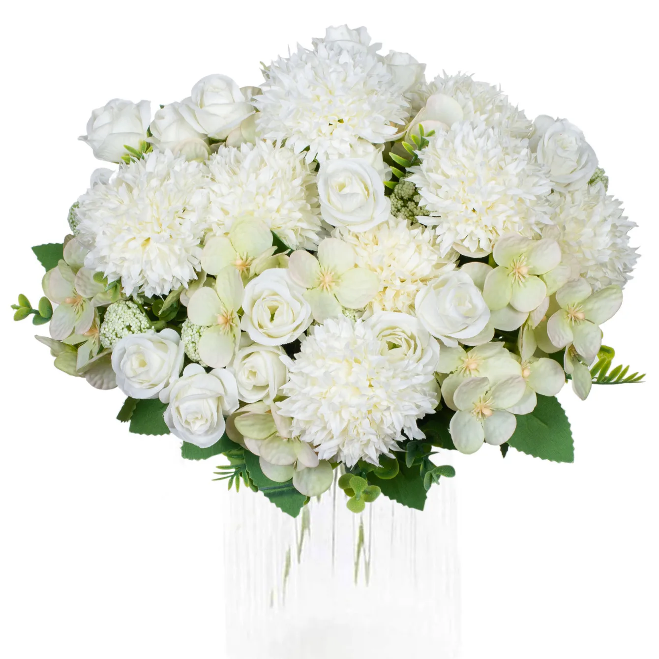 Seide Künstliche Blumen Rose Chrysantheme Hochzeit Hause Vase Festival Kranz Garten Bogen Party Feier Diy Geschenke Boxen Dekor – Detail 11