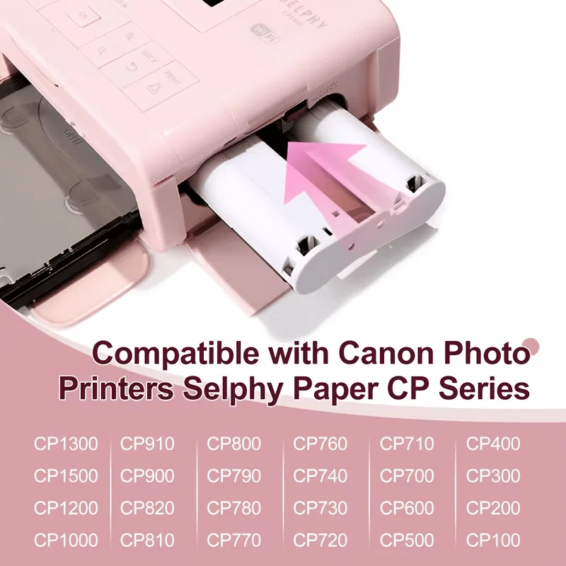 KP-108IN 4x6 Photo Paper Color Ribbon Kit 36 72 108 Sheets Compatible for Canon SELPHY CP1500 CP1300 CP1200 CP1000 Postcard view 3