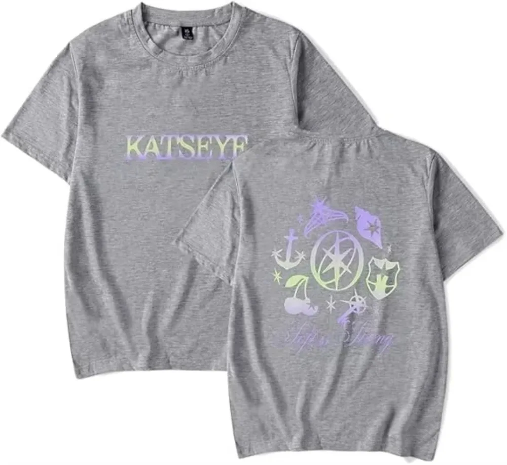 2026 Katseye Merch Distressed T-Shirt Unisex Pop-Musik Kurzarm-Shirt Mode Harajuku Kawaii T-Shirt Damen Y2K Kleidung ﻿ – Detail 6