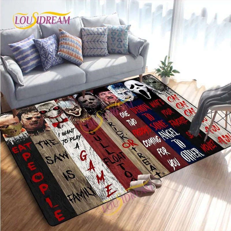 

Home dormitory area decoration Halloween soft rug bedroom guest kitchen bedroom hall entrance doormat anti-skid carpet