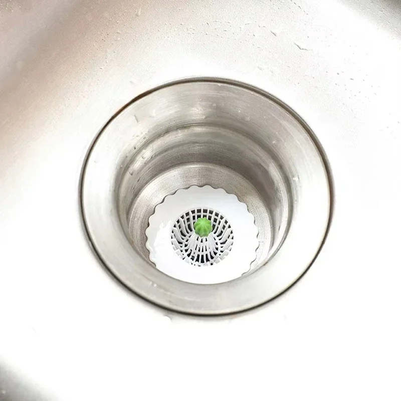 10pcs Eco Friendly Sink Filter Drain Cover Fine Hole Design Fast Water Flow Hair Food Waste Catcher For Bathroom Kitchen Floor