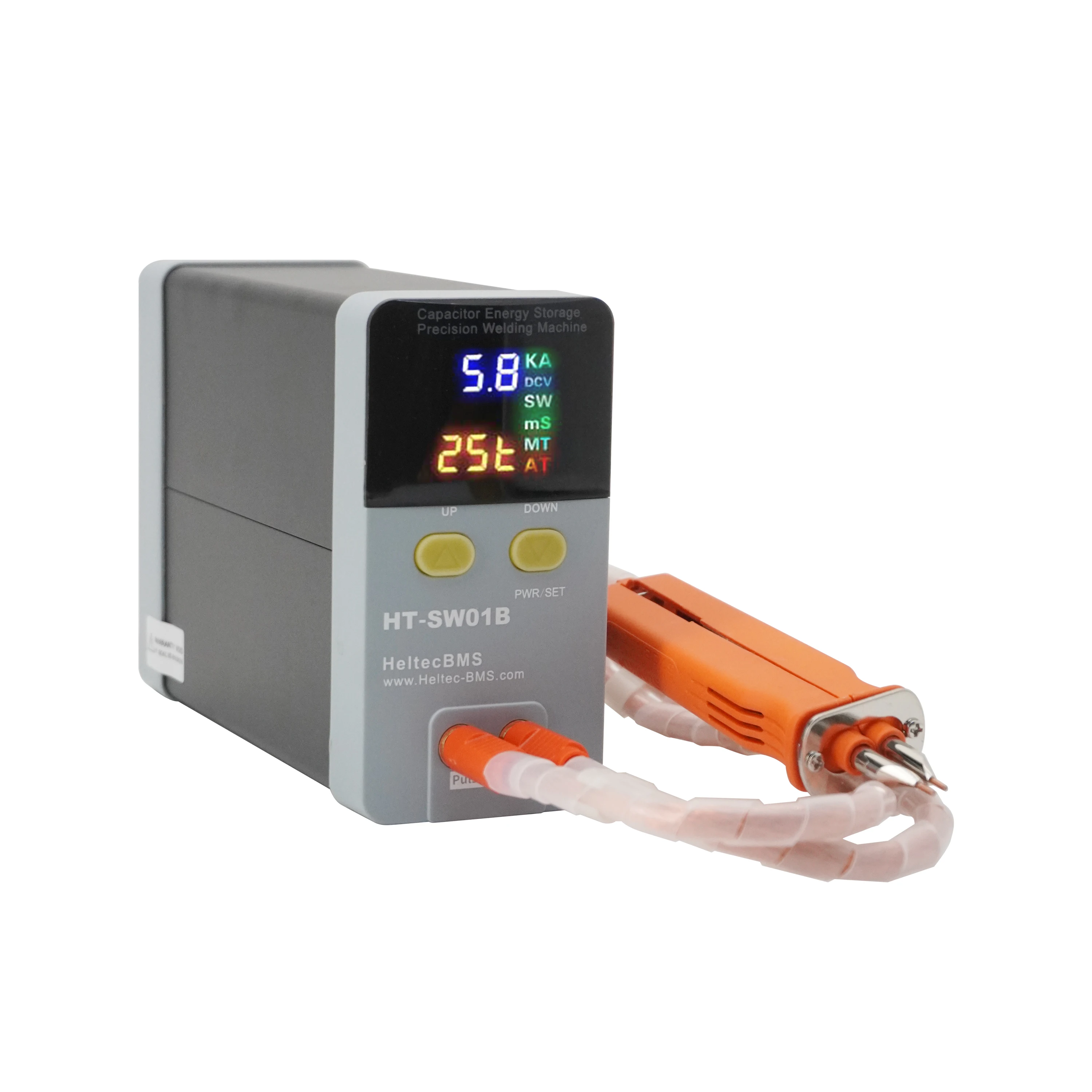 Nieuwe Heltec 11.6kw Draagbare Kleine Vlek Lasser/Condensator Opslag Batterij Puntlassen Machine Led Digitaal Display 0.3Mm Dikte