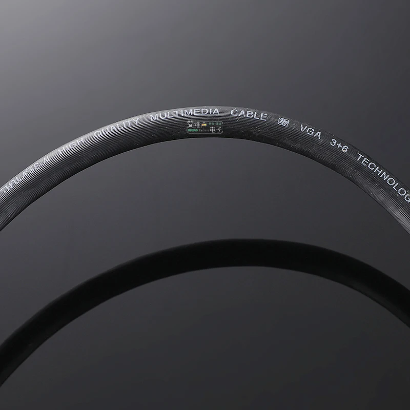 Multimedia High-Definition Cable VGA 3+6 Computer Projector Cable Oxygen Free Copper Conference Room Large Screen VGA Cable