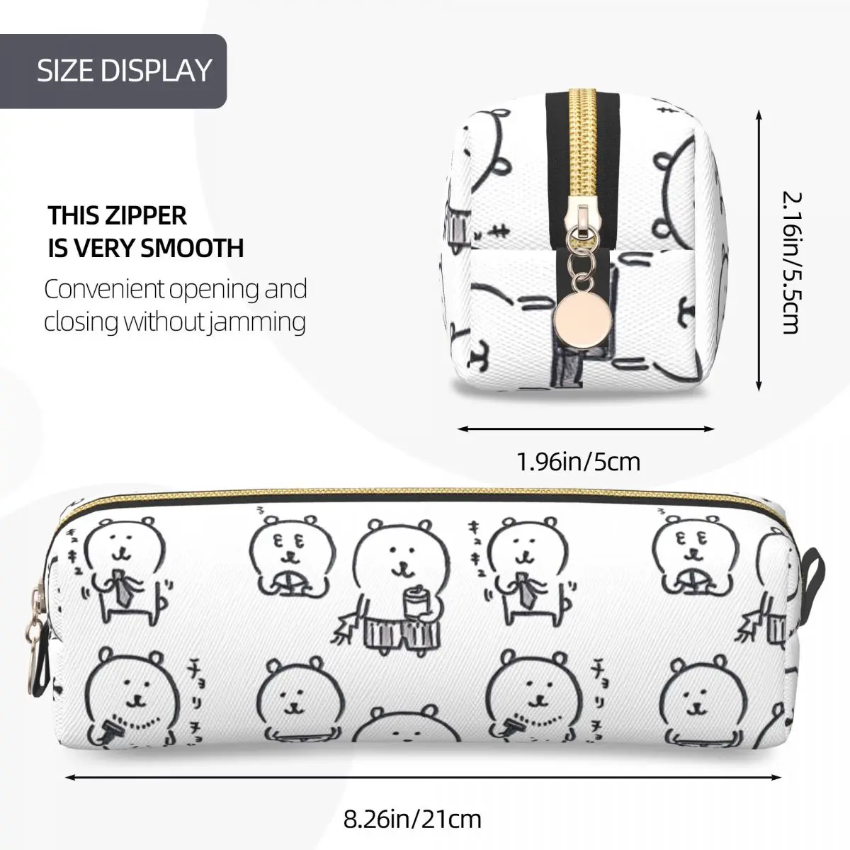 منظمات تخزين Joke Bear لتنظيم المكياج وحقائب مستحضرات التجميل الرجعية المصنوعة من البوليستر وحقيبة مكياج نسائية منزلية