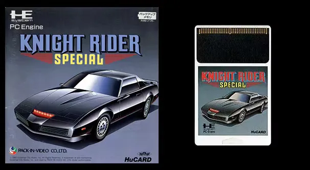 

16-битный компьютерный двигатель HU-CARD: KNIGHT RIDER SPECIAL (японская версия!!)