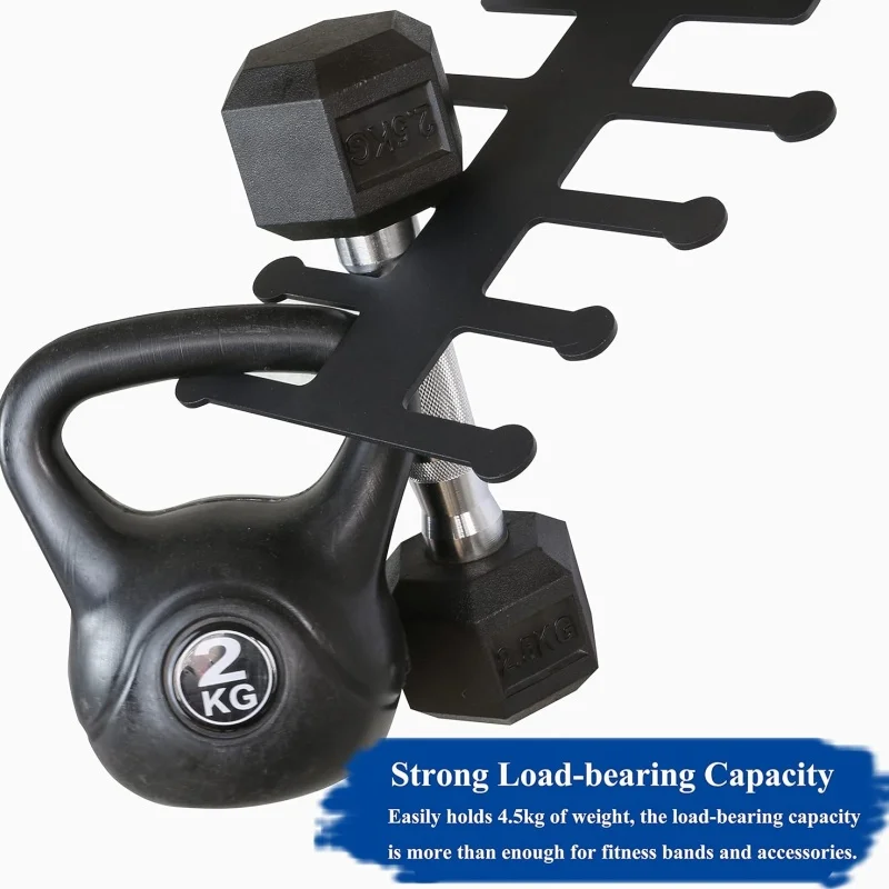 1 Pc Resistance Rack Band Storage Hanger Gym Equipment Organizer Pull Up Bands Jump Ropes, Storage Rack for Home Gym