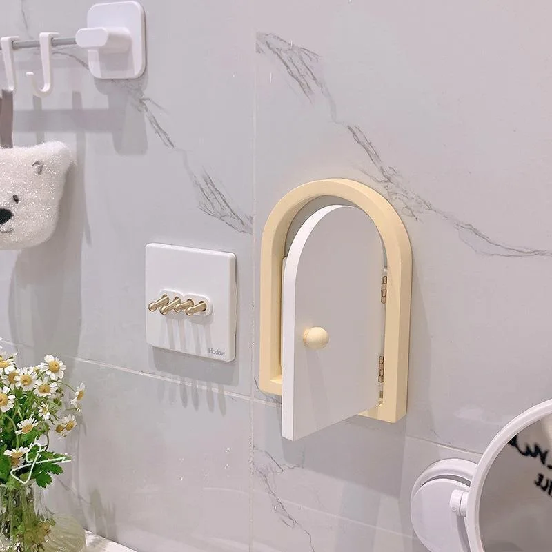 Cute Switch Cover Wall Sticker Household Socket Protective Cover Switch Decorative Frame Blocking Home Bedroom Decoration