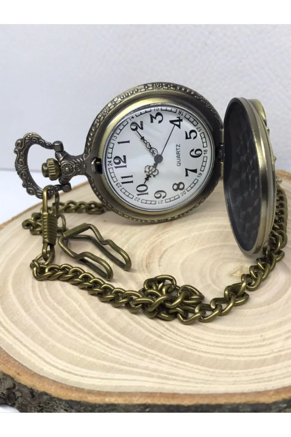 Uras Clamshell Pocket Watch Vintage Watch Men Women