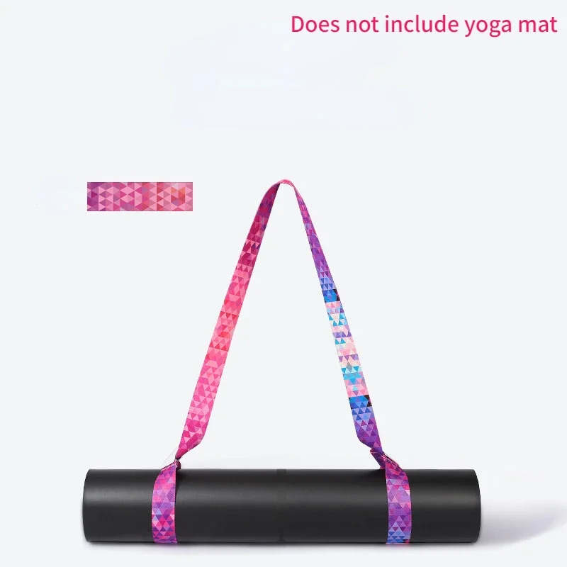 Yoga Mat Strap Belt Adjustable Sports Sling Shoulder Carry Strap Belt Exercise Stretch Fitness Equiment Elastic Yoga Belt