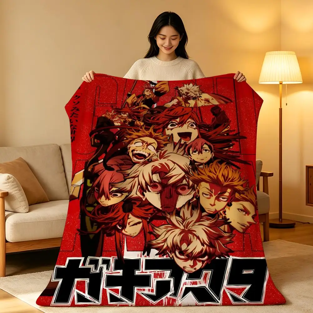 Manga G-Gachiakuta Throw hot High-Density Short Plush Blanket Soft Skin-Friendly for Sofa Nap Air-Conditioned Room