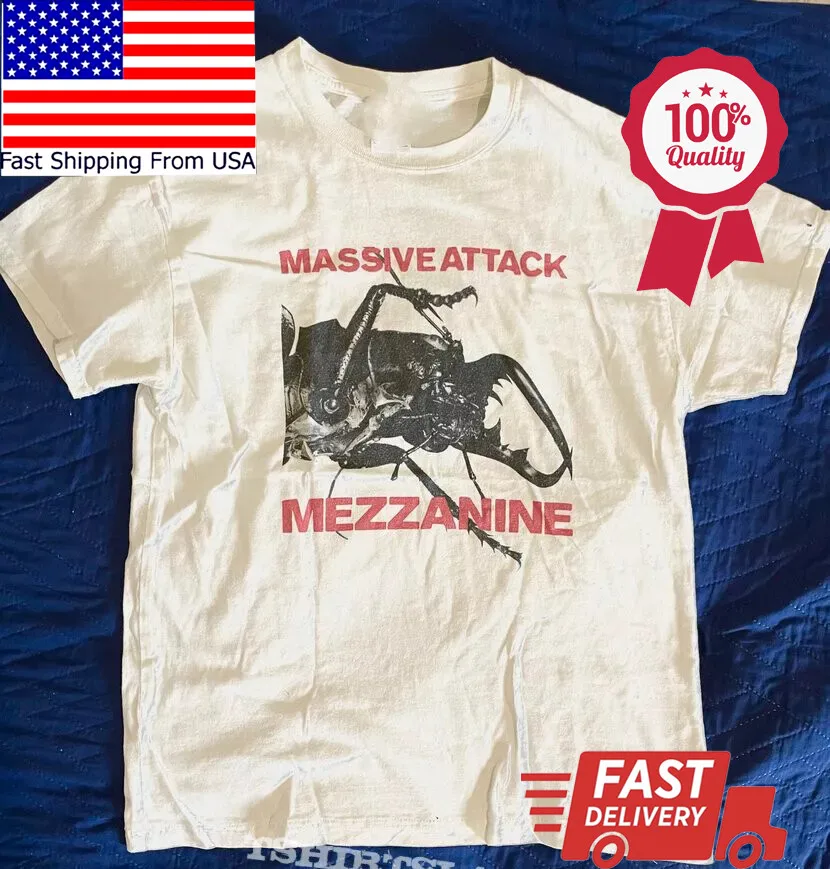 Massive Attack Mezzanine クラシック ユニセックス T シャツ サイズ S